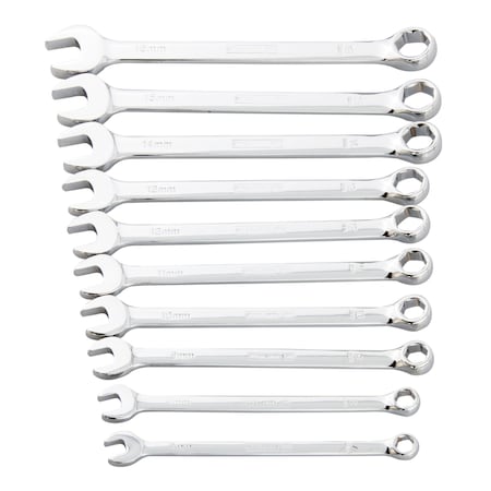 Steelman Pro 10-Piece Metric 6-Point Combination Wrench Set 78534